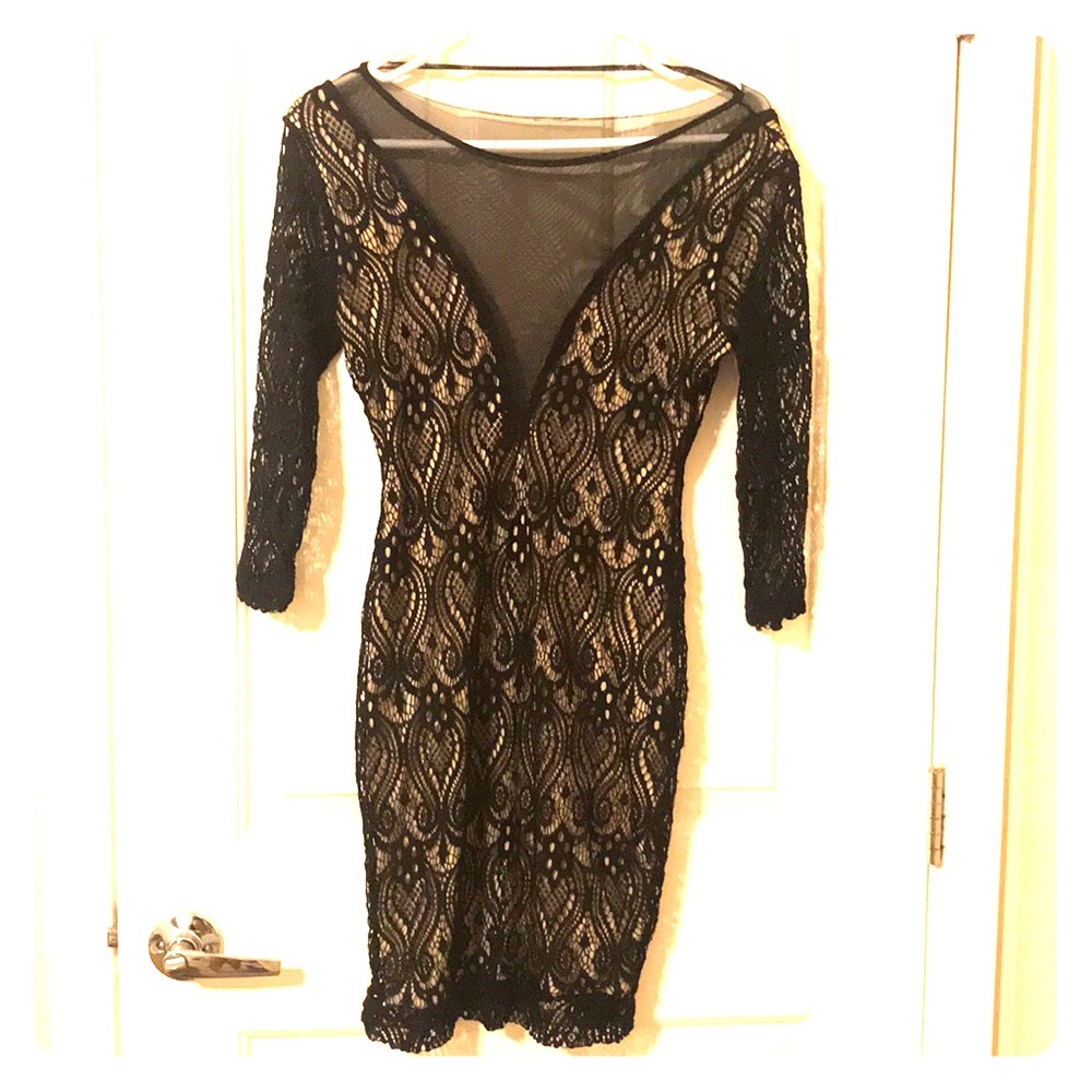 Black Lace Dress